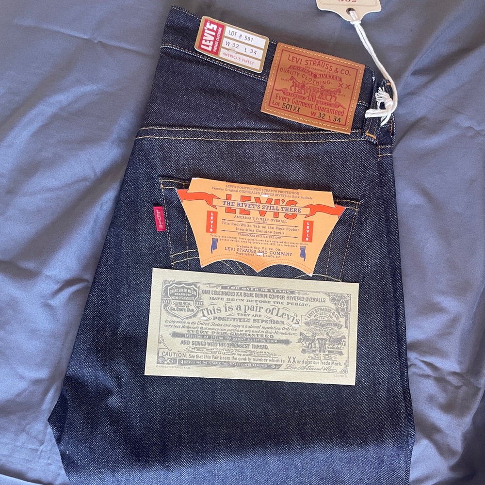Vintage Levi’s 1947 501 Jeans NWT
